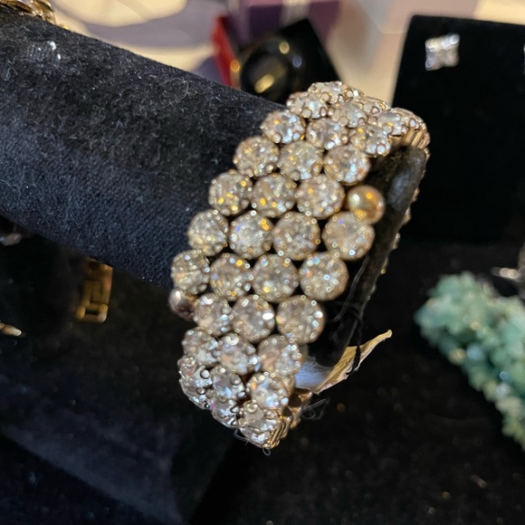 NWT Stunning CZ Coil Bracelet Bronze 3 Rows - Picture 5 of 6